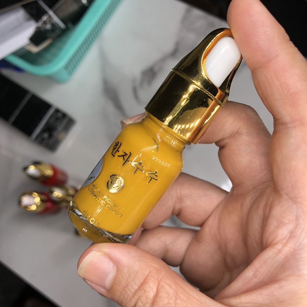 Mực phun xăm thẫm mỹ môi mày bám nhanh lên màu tốt 10ml 098
