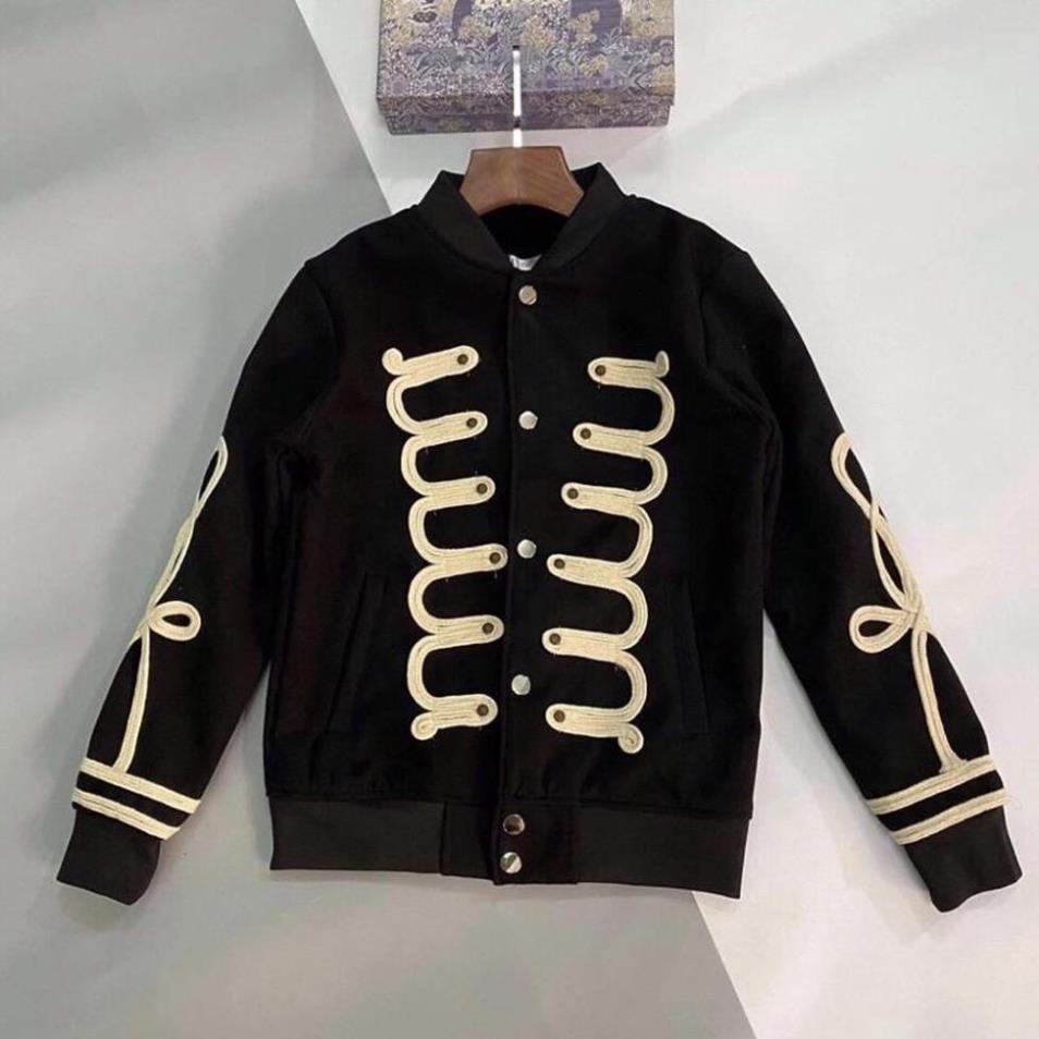 Áo Khoác Bomber Cao Cấp Họa tiết, Áo Khoác Thu Đông Nam Nữ Chất Liệu Dạ Nỉ 2 Lớp