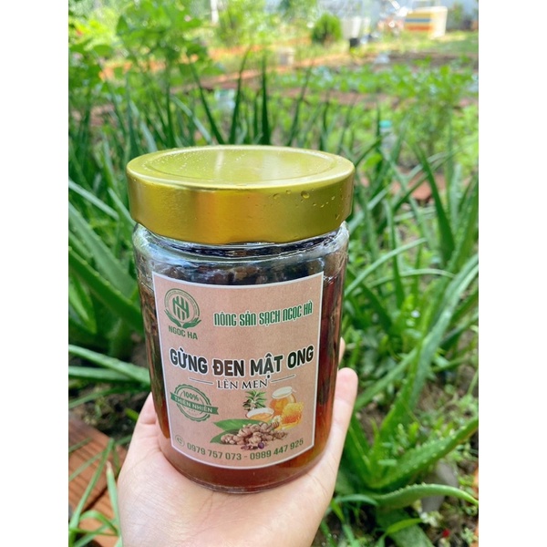 Gừng đen mật ong 500gr
