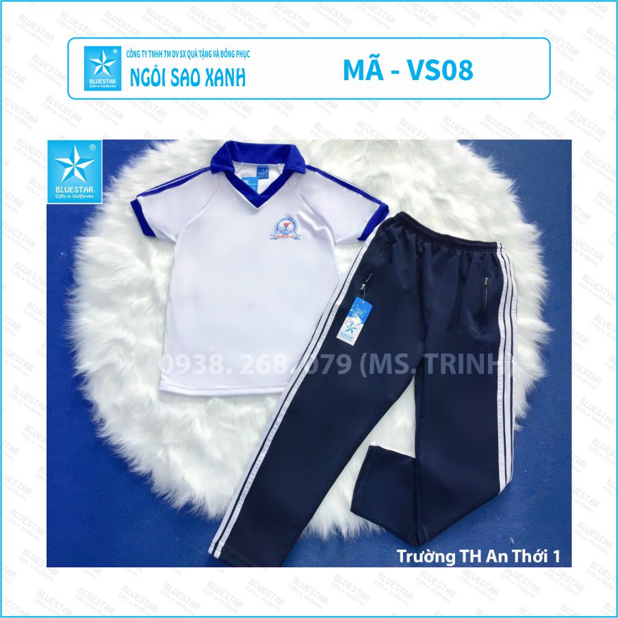 Áo thể dục - Tiểu học An Thới 1