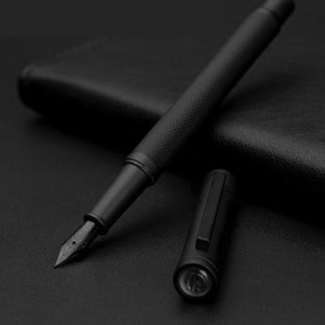 Bút Máy Mực Đen/Trắng Đơn Giản Không Dễ Trượt Dùng Cho Văn Phòng Trường Học