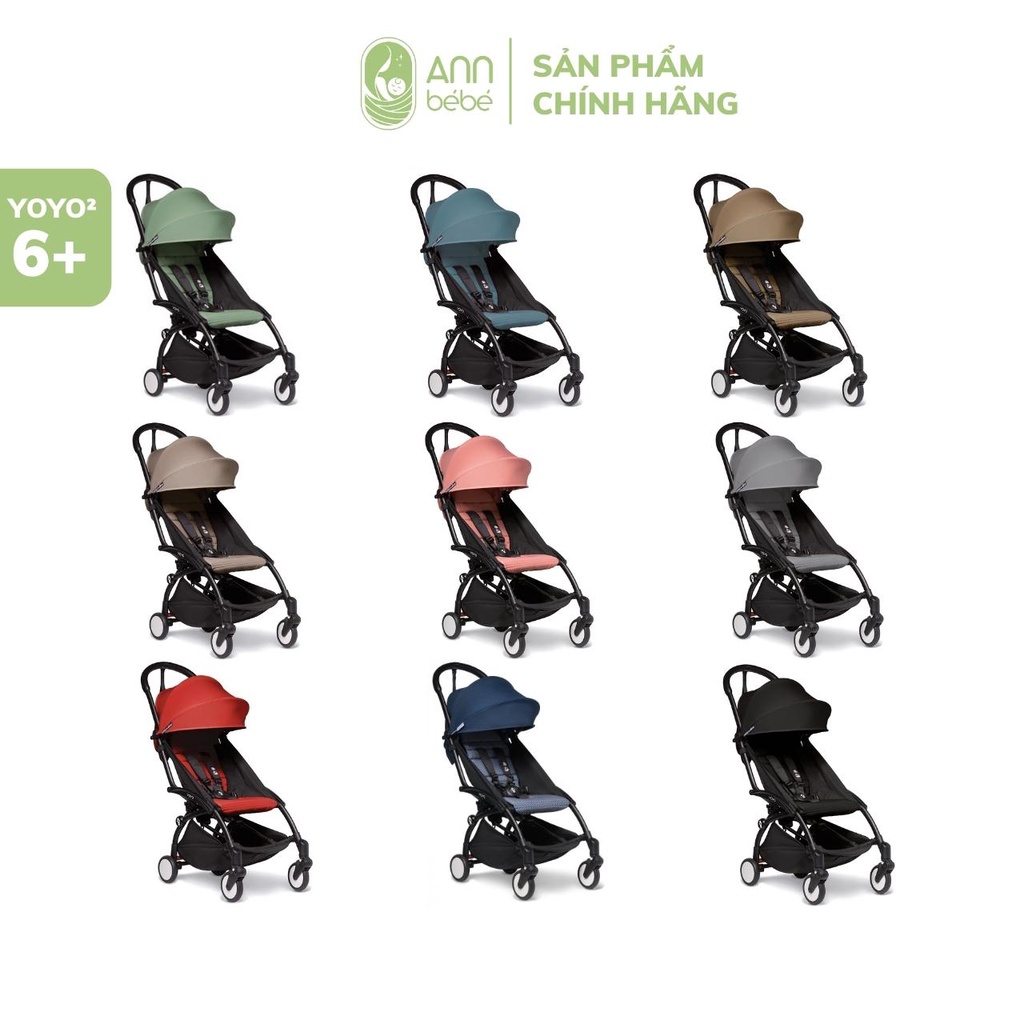 Xe đẩy Gấp Gọn BABYZEN YOYO² 6+ NEW FULLBOX - Black Frame / ĐỦ MÀU | ANNBEBE
