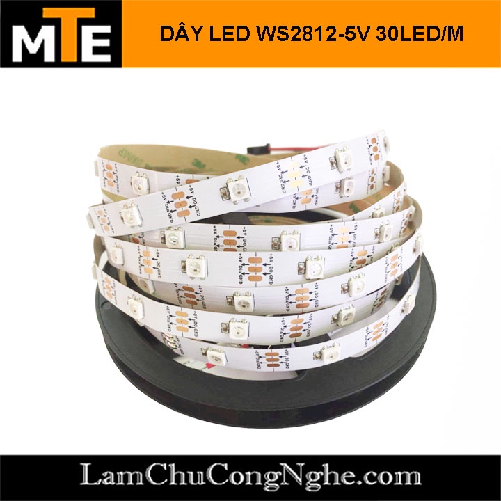 Dây led dán đổi màu WS2812-5V 30 LED/M