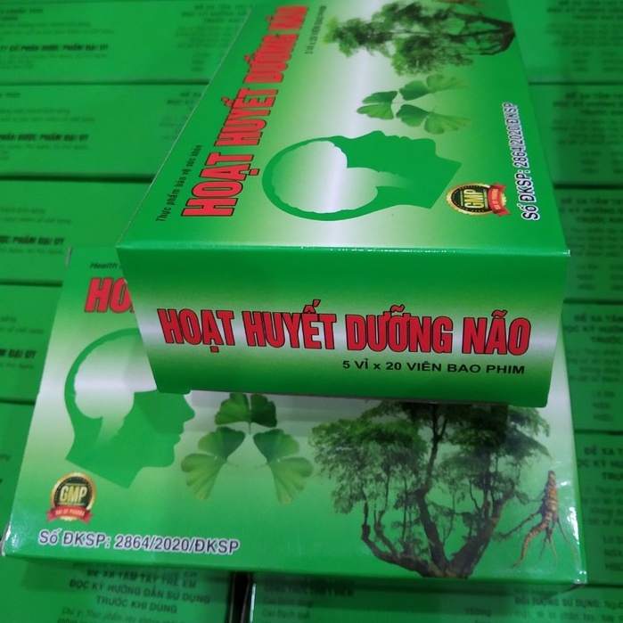 Hoạt huyết dưỡng não đại uy (Thiểu năng tuần hoàn não,đau đầu, mất ngủ, hoa mắt, chóng mặt, ù tai, suy giảm trí nhớ)