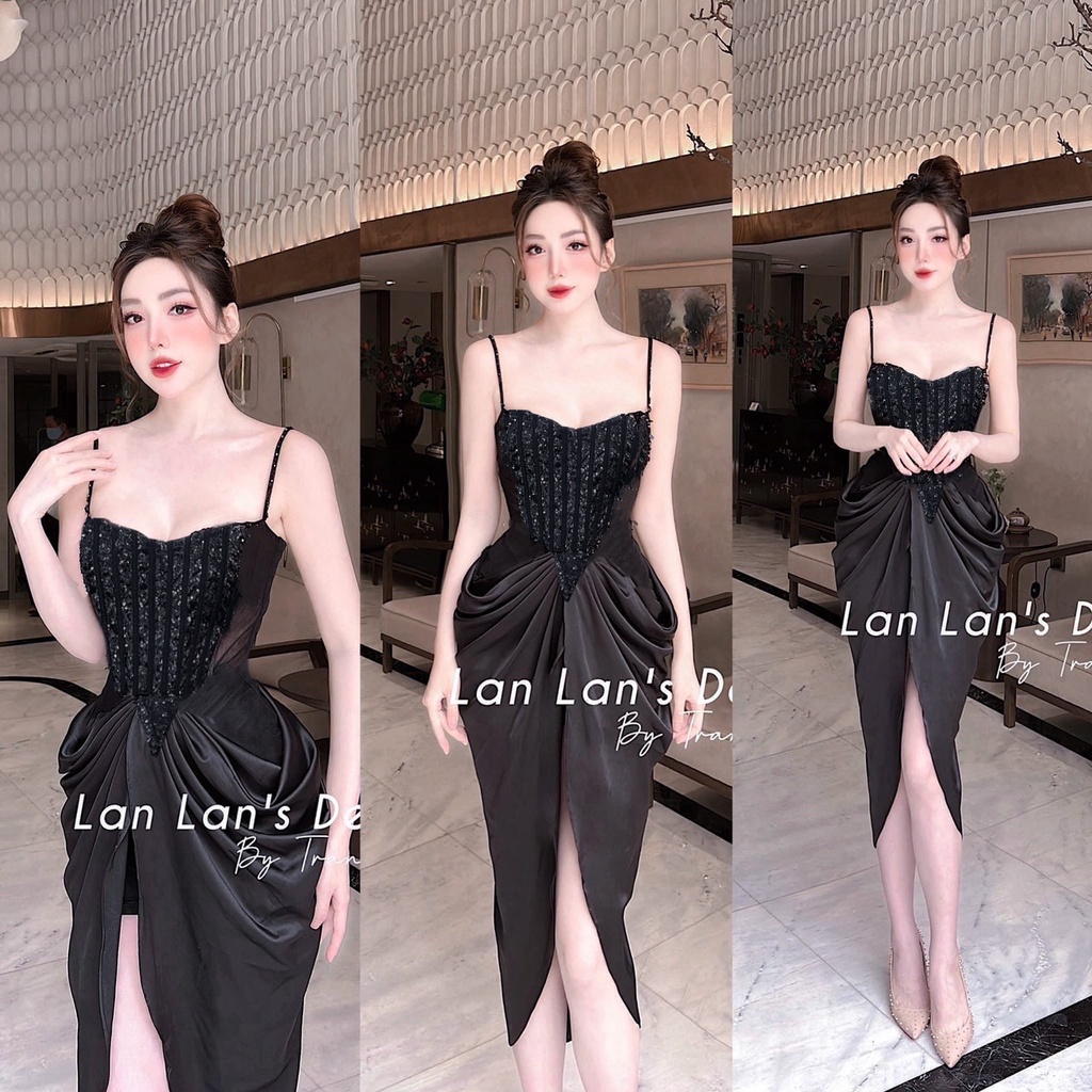 Đầm kim sa. Có 1 màu. KÈm hình chụp thật 100%. Size dưới 54kg vừa. Đơn giản mà đẹp. Mua nhanh kẻo hết nha