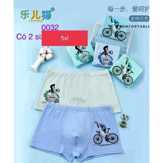 Combo 5 quần chip bé trai thun sịn thể thao (40-45 ký)