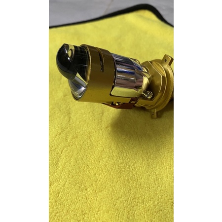 Đèn led bi cầu BMA chân h4  gắn xe máy-ô tô