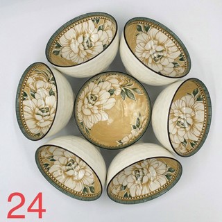 Bộ 10 chén hoa nhài sứ cao cấp