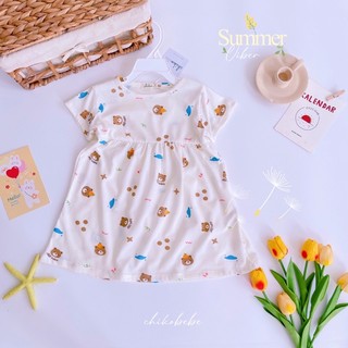 ( 9-15kg) Váy cộc tay bé gái