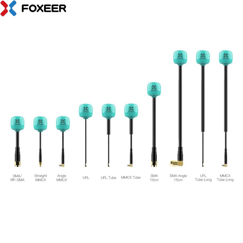 2 Ăng Ten Mini Foxeer Lollipop 4 Lollipop Plus Omni 5.75G 2.6DBI RHCP LHCP SMA MMCX Cho Máy Bay Điều Khiển Từ Xa