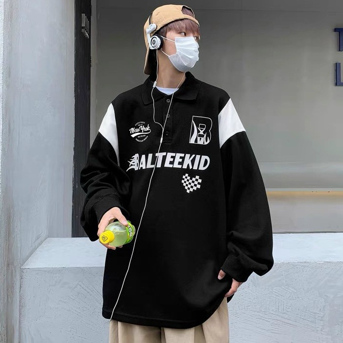 Áo Polo Nam Nữ Tay Dài Dày Dặn phong cách thể thao unisex