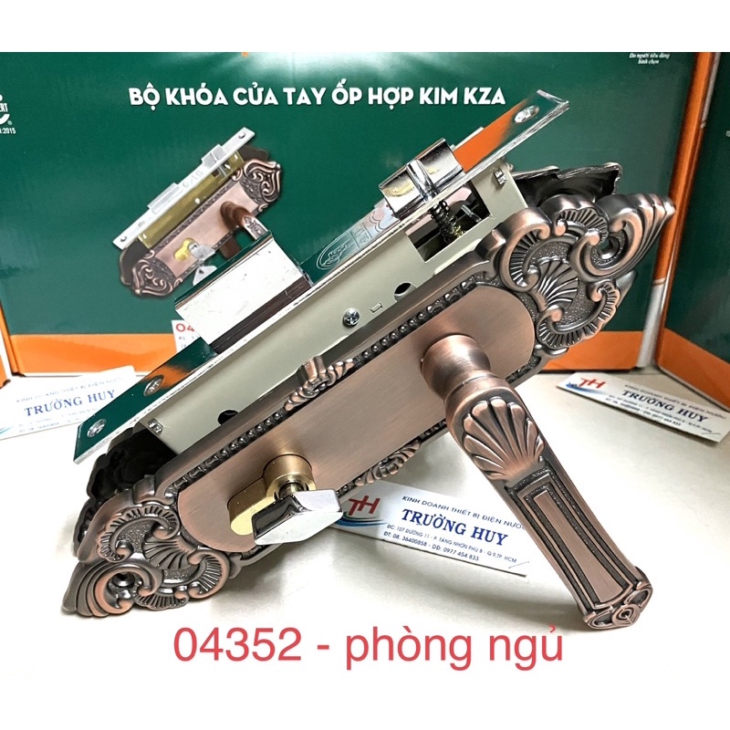 Khoá tay gạt dùng cửa phòng ngủ cao cấp Việt Tiệp 04352 - Bảo hành 3 năm