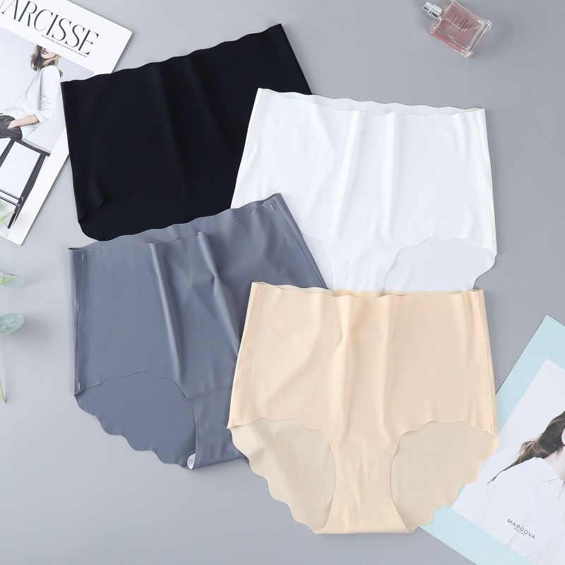 Quần Lót Nữ Cạp Cao Lượn Sóng, Quần Lót Su Trơn Đáy Dán Siêu Thoáng Mịn, Không Cộm ZANABRA L649