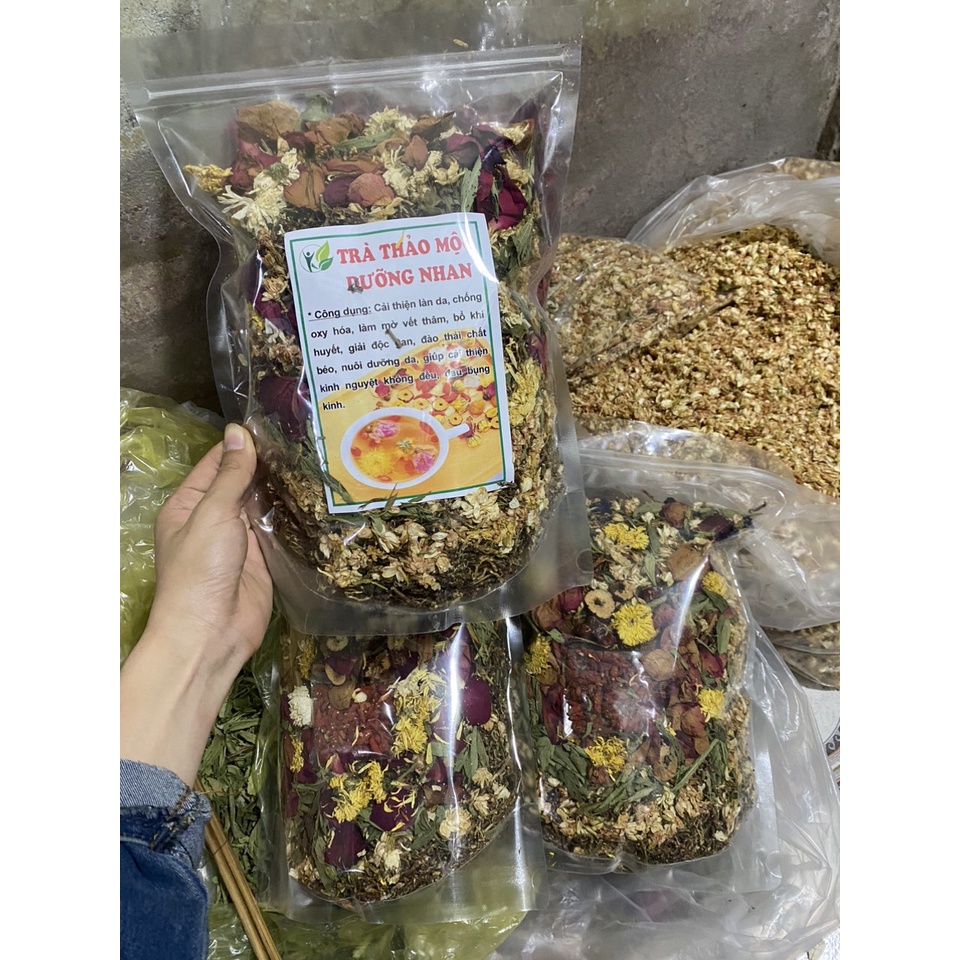 1kg Trà Thảo Mộc Dưỡng Nhan chuẩn hàng loại1