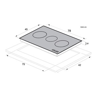 BẾP TỪ BA SPELIER MALAYSIA SPM – 938I PLUS