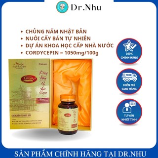 Viên nang đông trùng hạ thảo hồng sâm chính hãng traphaco, bổ thận tráng dương, tăng cường sinh lý, lọ 28 viên -dr. nhu