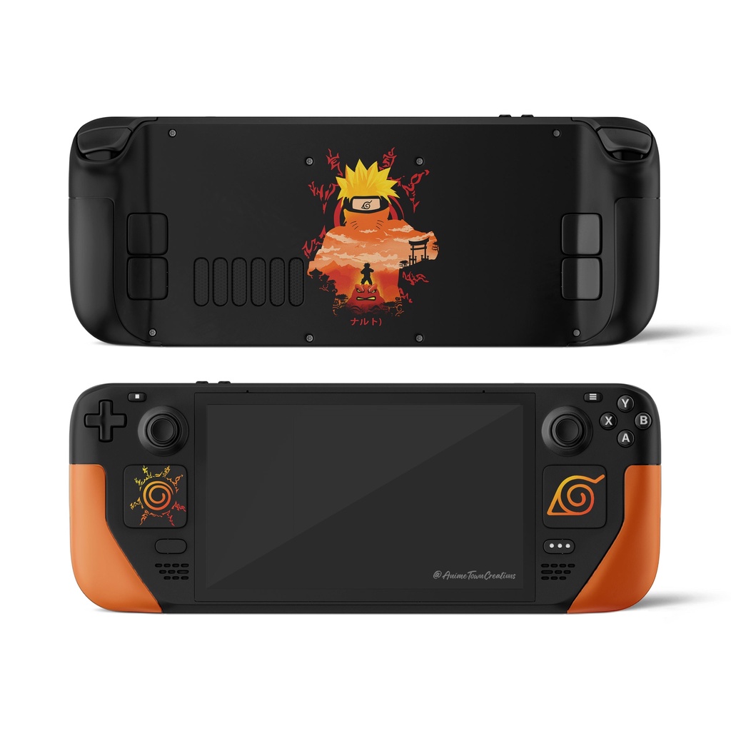 Skin dán Steam Deck mẫu Naruto Black (Đã cắt sẵn chi tiết, dễ dán)
