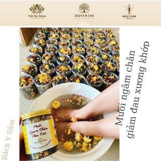Muối ngâm chân hoa cúc thảo dược 700g