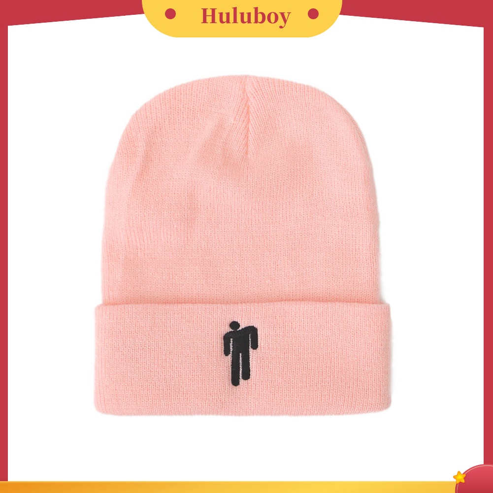 Mũ Len Beanie Mềm Mại Thêu Họa Tiết Thời Trang Thu Đông Cho Nam Nữ