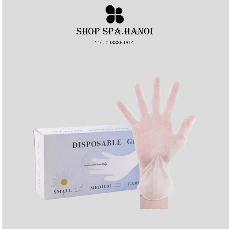 Hộp 50 Găng Tay Y Tế Không Bột Chuyên Dụng Dành Cho Phun Xăm Thẩm Mỹ