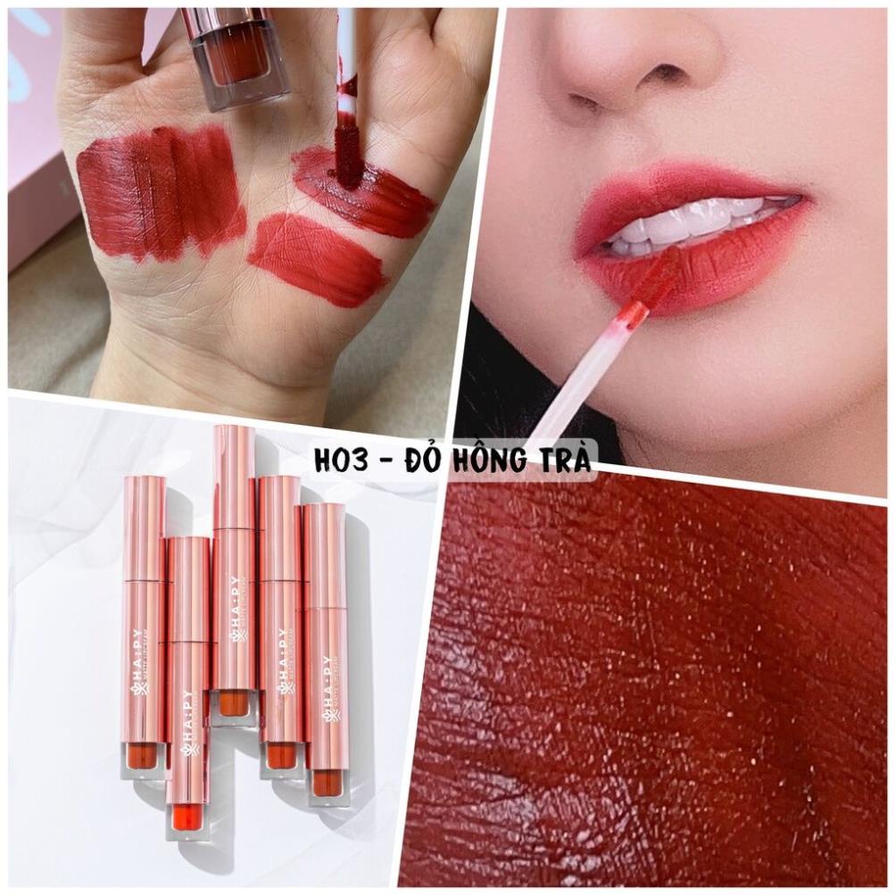 Son Happy, Son Handmade Siêu Lì Kháng Nước Không Trôi - Son lên Màu Siêu Đẹp