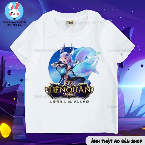 Áo thun liên quân Wave, áo phông liên quân cực chất điêu thuyền wave, yena wave,lili wave,sinestrea wave