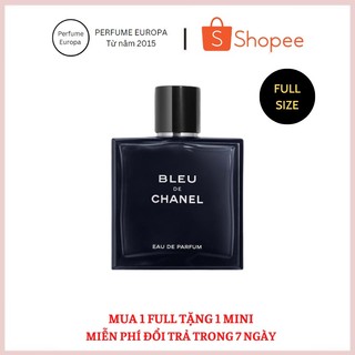 Nước hoa chanel, nước hoa bleu de chanel edt 100ml < chính hãng > lưu hương 12h