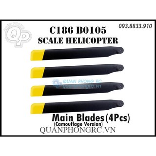 Bộ cánh chính máy bay trực thăng c186 bo105 / c187 helicopter main blades