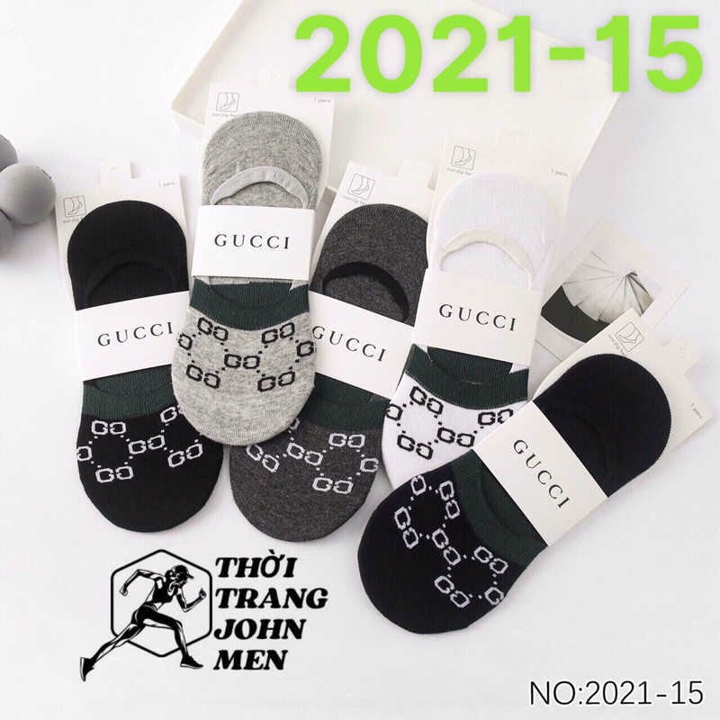SÉT 3 ĐÔI TẤT LƯỜI NAM NỮ, VỚ COTTON THIẾT KẾ ĐỆM GÓT SILICON CHỐNG TỤT MỀM MỊN THÔNG THOÁNG KHÍ, KHỬ MÙI MỒ HÔI 2021-15