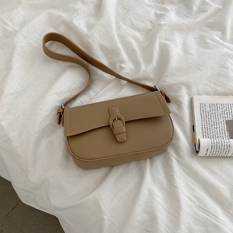 Túi Đeo Chéo Hình Vuông Cỡ Nhỏ Phong Cách Hàn Quốc Cổ Điển Thời Trang Cao Cấp Cho Nữ