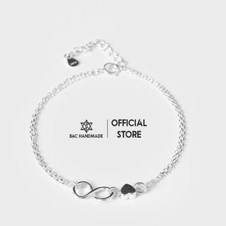 Lắc tay Bạc Handmade.Vòng tay vô cực bạc nguyên chất-Bạc Handmade