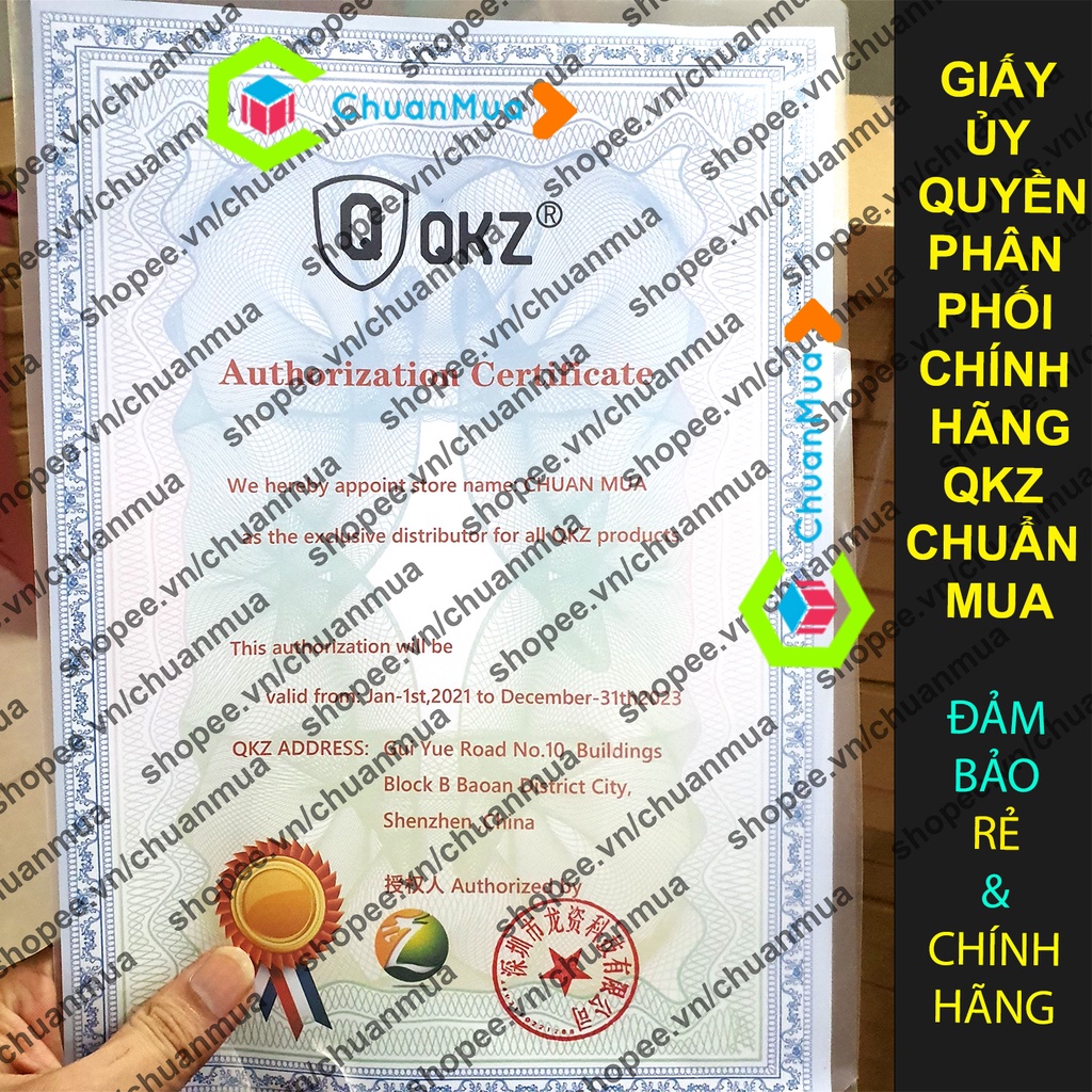 Tai Nghe Nhét Tai Có Dây Gaming QKZ Nune Zen Phiên Bản Mới GEN Z âm thanh Hifi (Có Mic, Jack Cắm Vuông, Chuyên Game,...)