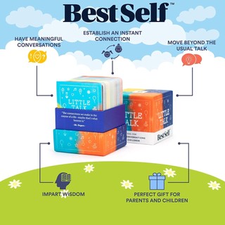 BestSelf Co. Little Talk Deck - Kids Conversation Starter Cards