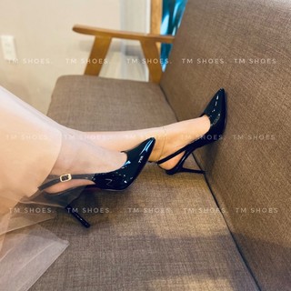 Giày Cao Gót Bít Mũi hở Gót cao 9-10 cm