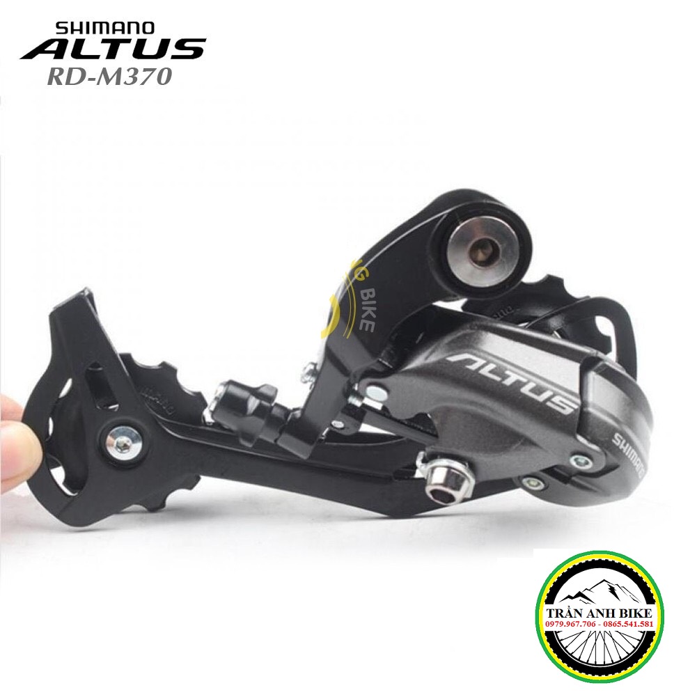 Củ cùi đề sau xe đạp SHIMANO ALTUS RD M370 8-9 Speed - Hàng chính Hãng