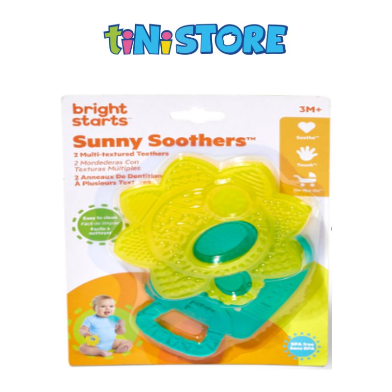 tiNiStore-Bộ đồ chơi gặm nướu hình mặt trời và que kem Bright Starts 12503