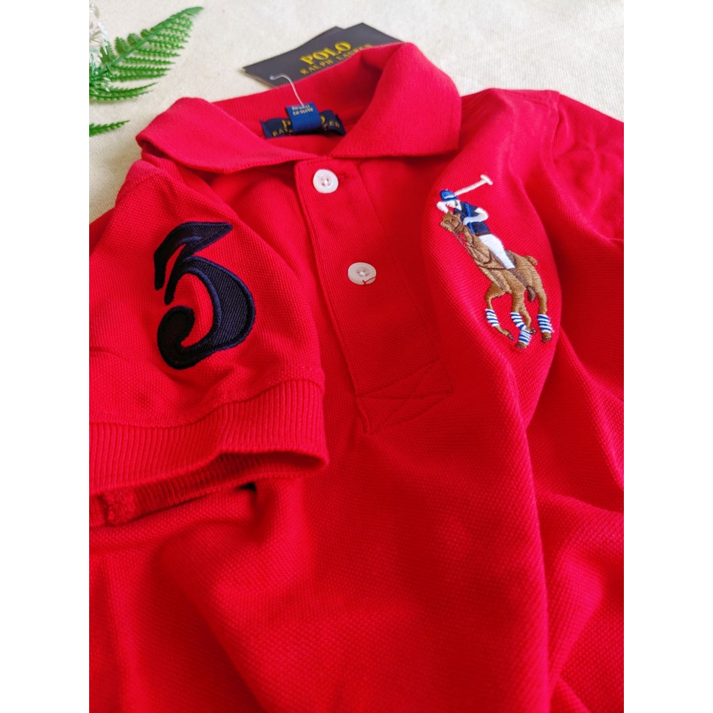 Áo polo đỏ lauren