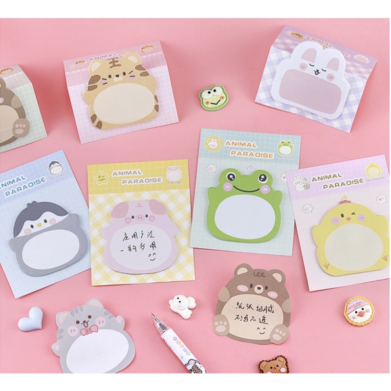 Giấy note hình động vật ngộ nghĩnh