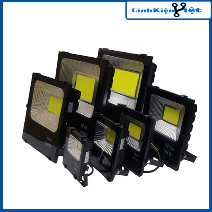 Đèn pha led COB công suất 100W/150W/200W/300W/400W/500W/600W ngoài trời chống nước chuẩn IP66