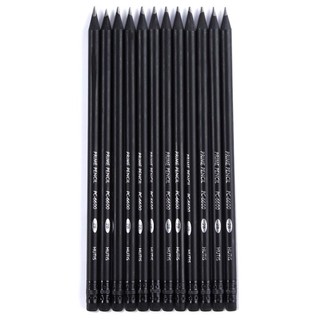 Bút chì gỗ đen 2b hutis pc-6600