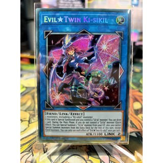 Thẻ bài evil twin ki-sikil - blcr-en096 - secret rare 1st edition