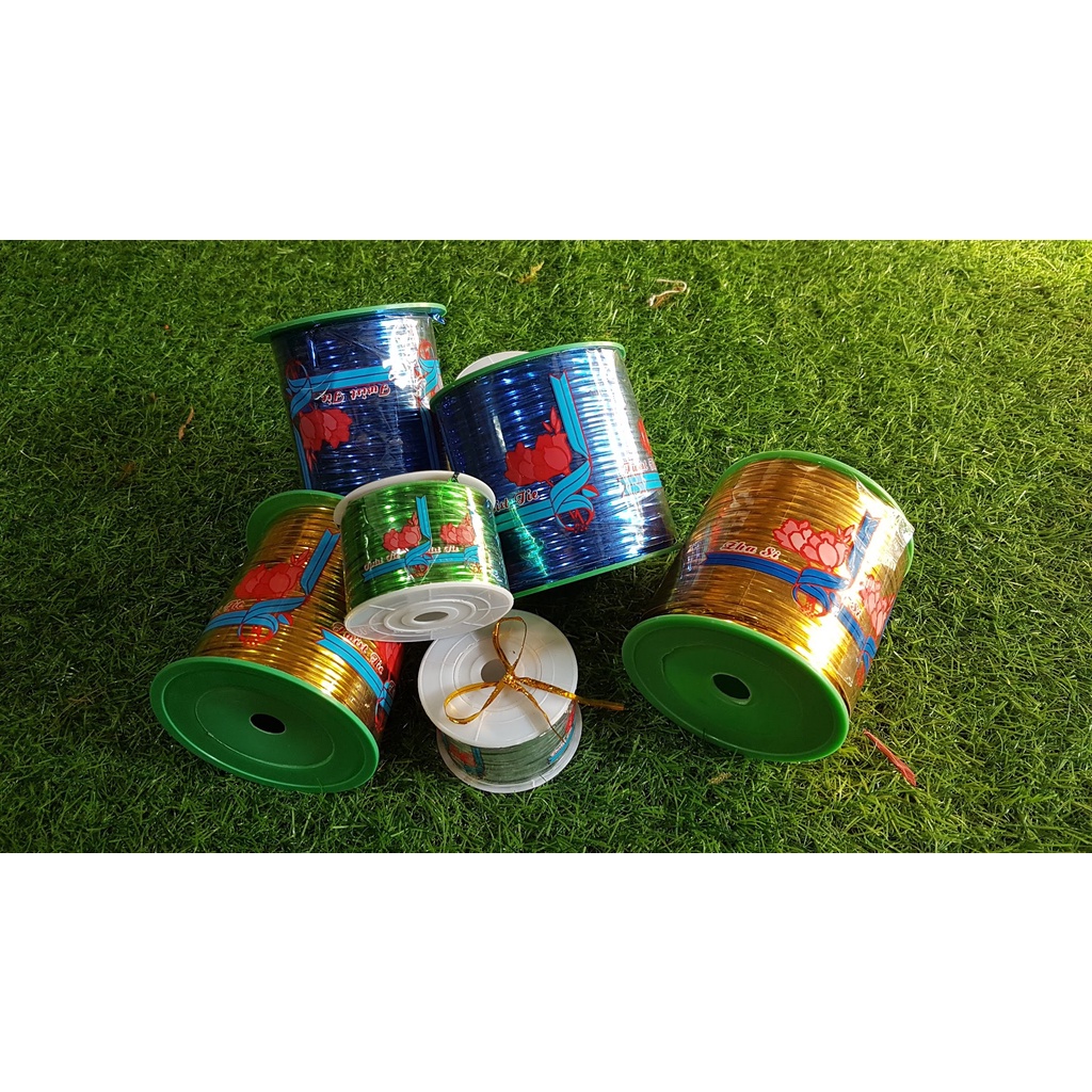 Dây kẽm bọc kim tuyến cuộn 100g - 300g - 480g.
