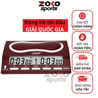 Đồng hồ chơi cờ vua , cờ tướng , bấm giây đếm ngược thời gian thi đấu chính hãng leap pq9903a - zoko sport