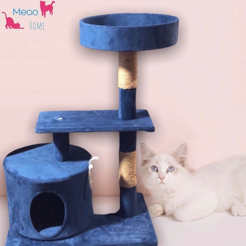 Nhà cây cho mèo, catree cho mèo dưới 5kg được chọn màu