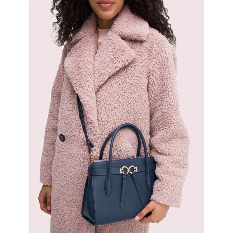 Khoác da lộn lông cừu C&M women teddy bear coat