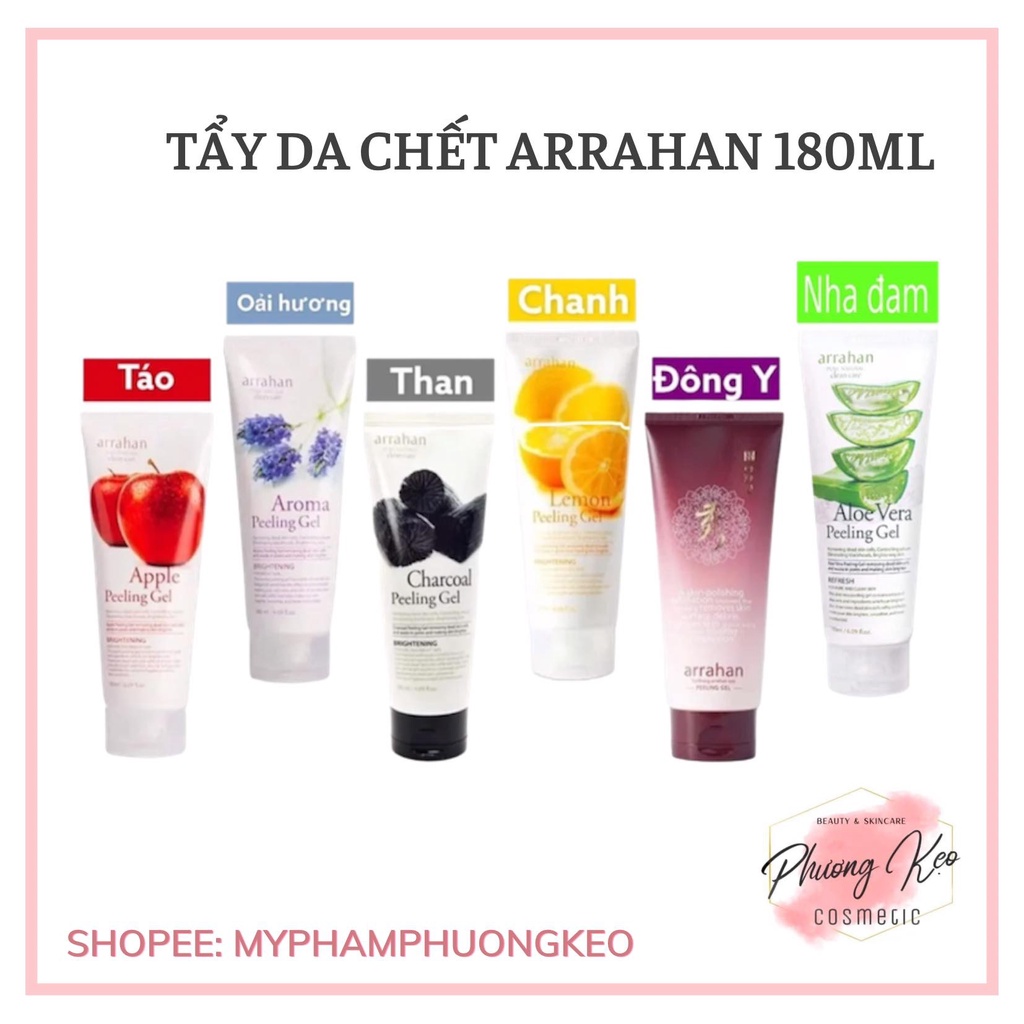 Tẩy da chết Arrahan 180ml