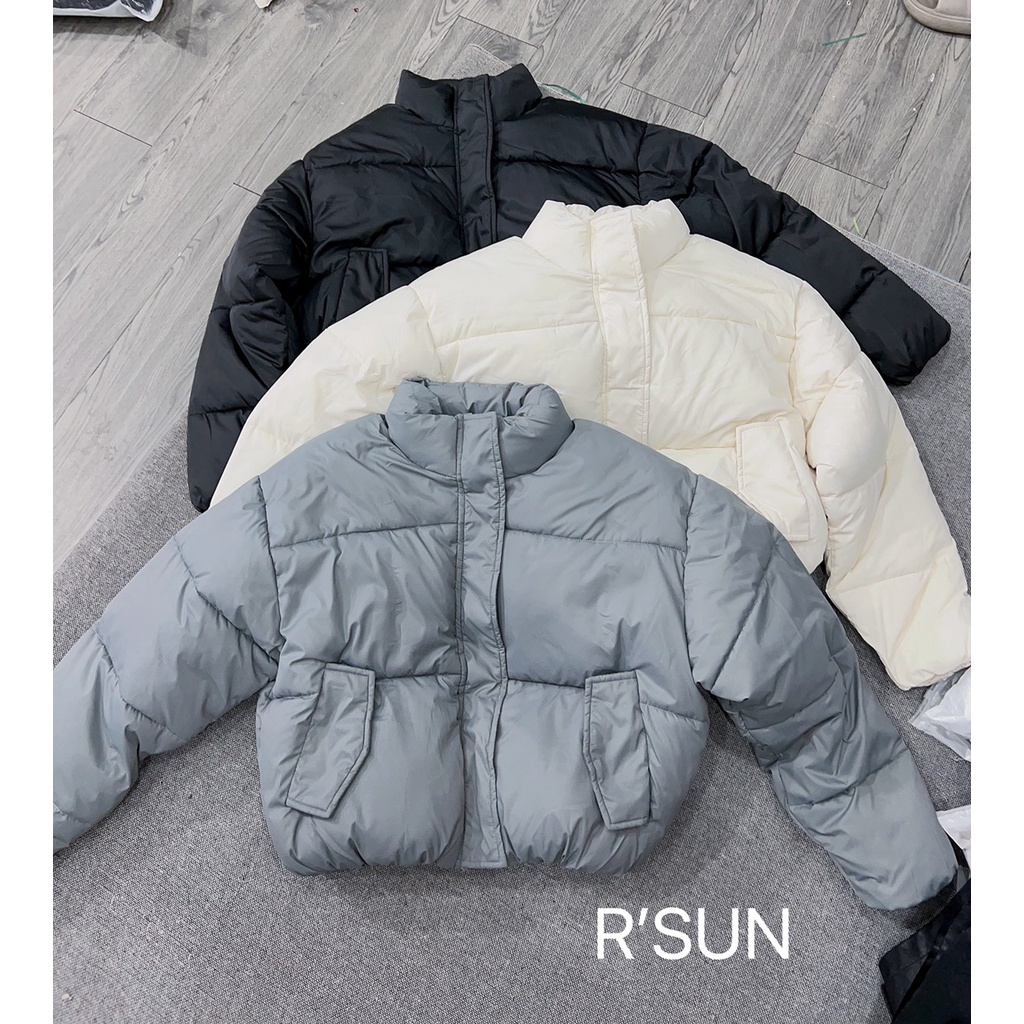 Áo phao béo dáng ngắn hot