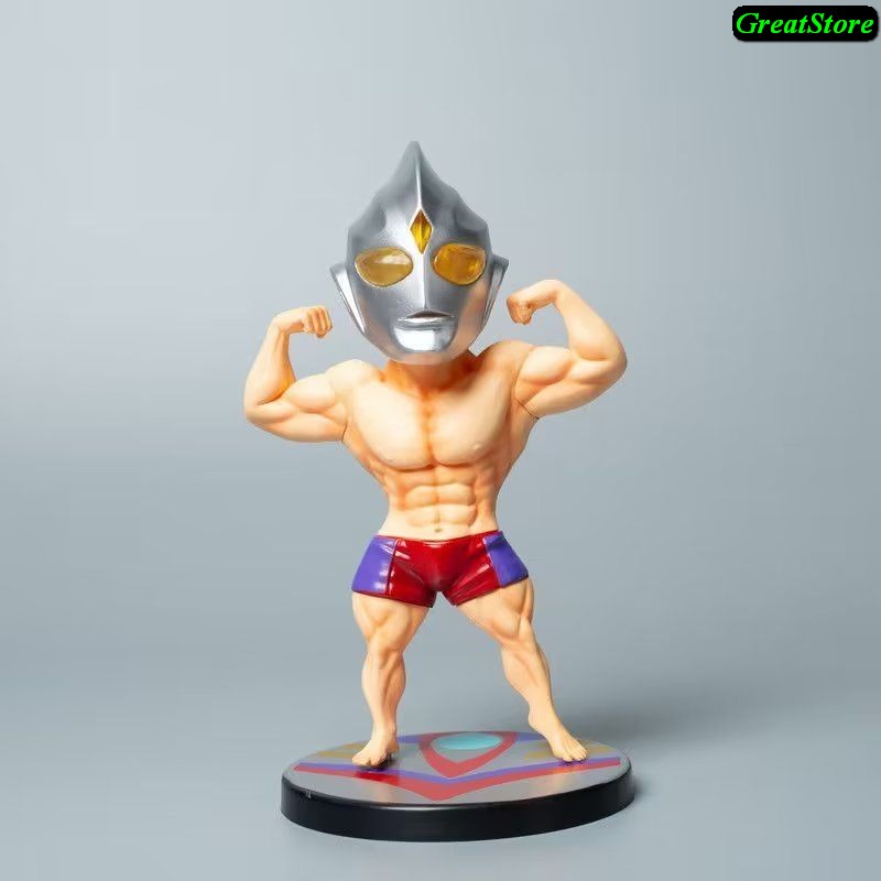 Mô hình Ultraman Tiga và Cerro Fitness ver có LED Figure 15 cm