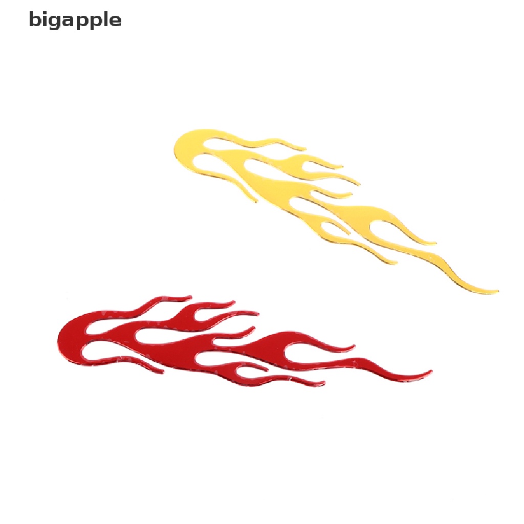 Miếng Dán Đề Can Vinyl Hiệu Ứng Lửa 3d Phản Quang Kích Thước 20 * 4CM Trang Trí Xe Hơi Xe Máy