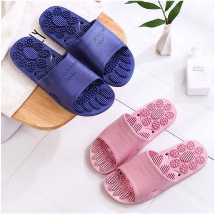 Dép Đi Trong Nhà Tắm, Gai massage lỗ thoáng khí, thoát nước, Văn Phòng, Hàng xuất Nhật chống trơn trượt Tintin DNL24